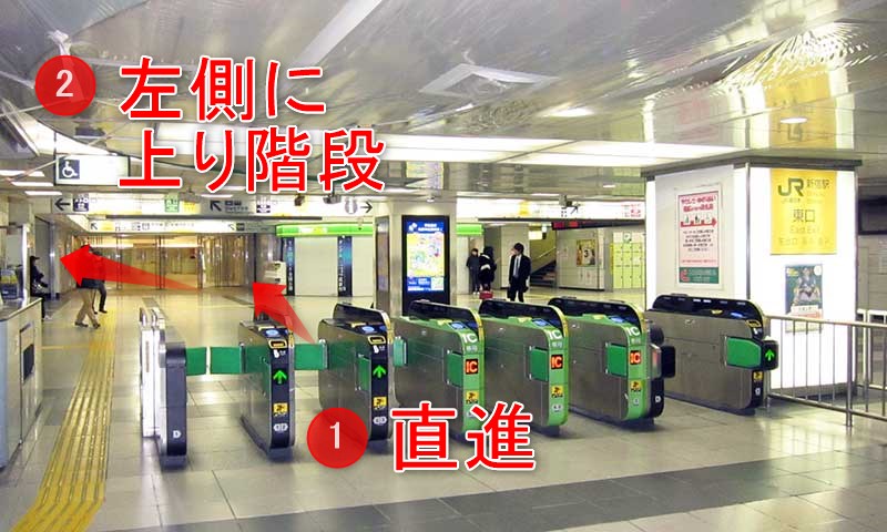 新宿駅東口改札
